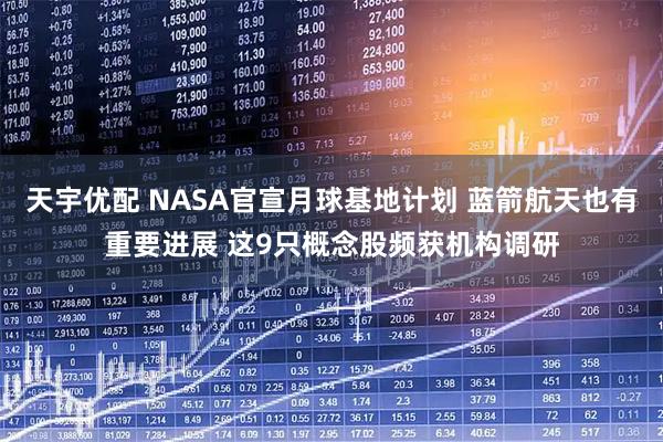 天宇优配 NASA官宣月球基地计划 蓝箭航天也有重要进展 这9只概念股频获机构调研
